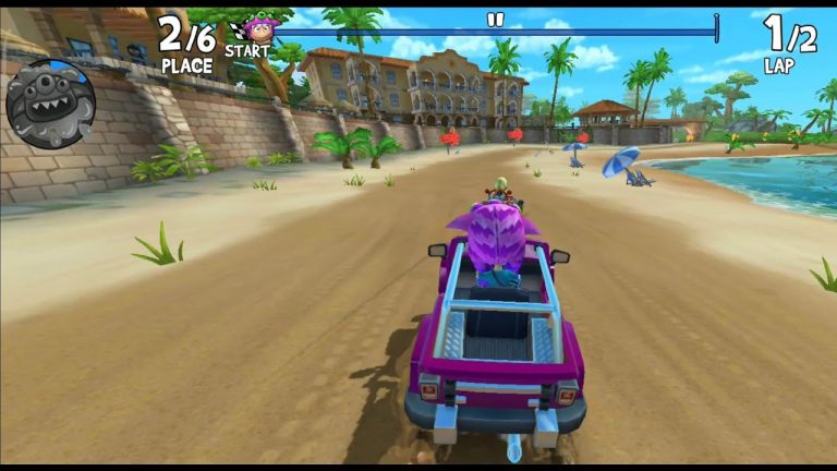 2 player beach buggy racing